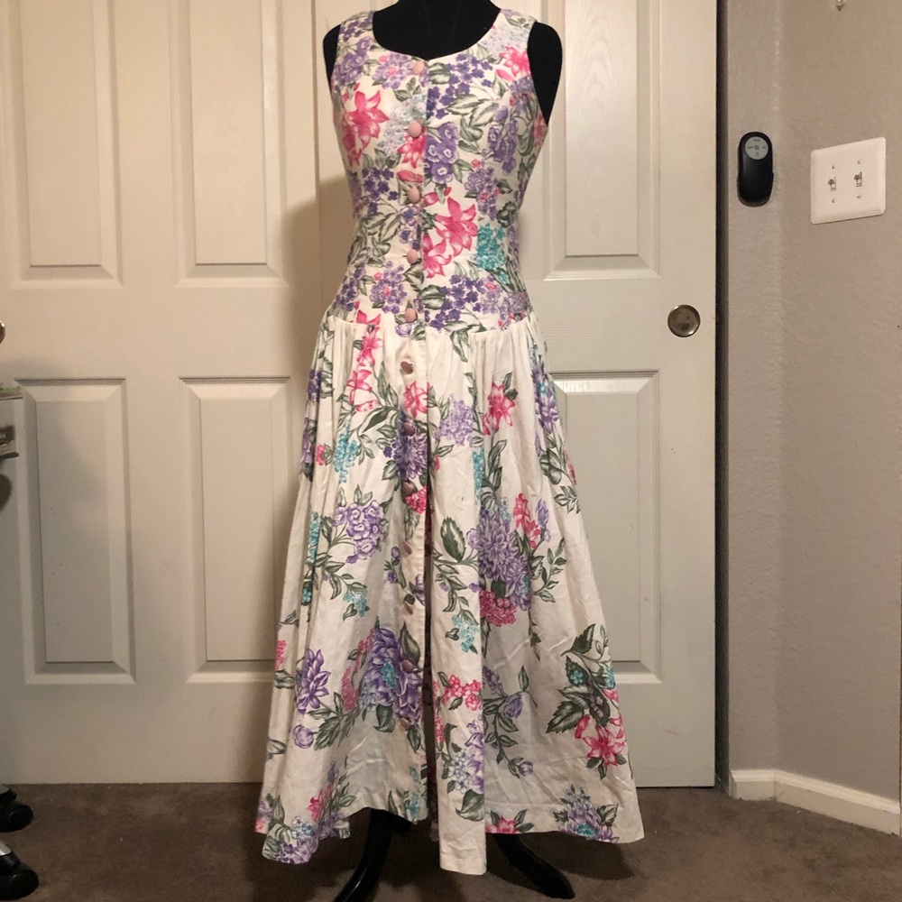 Vintage Floral Dress
